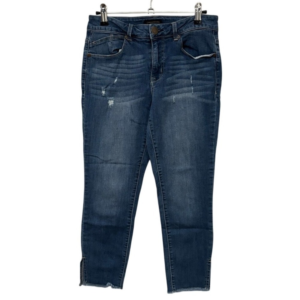 Catherine Malandrino Skinny Jeans Raw Hem Size‎ 6